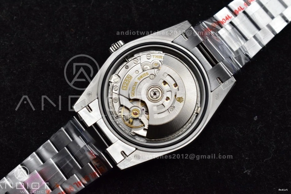 Roman Blue On 904L V4 Dial Tungsten Markers GMF 40 DayDate Steel Bracelet President A3255 Weighted 0212